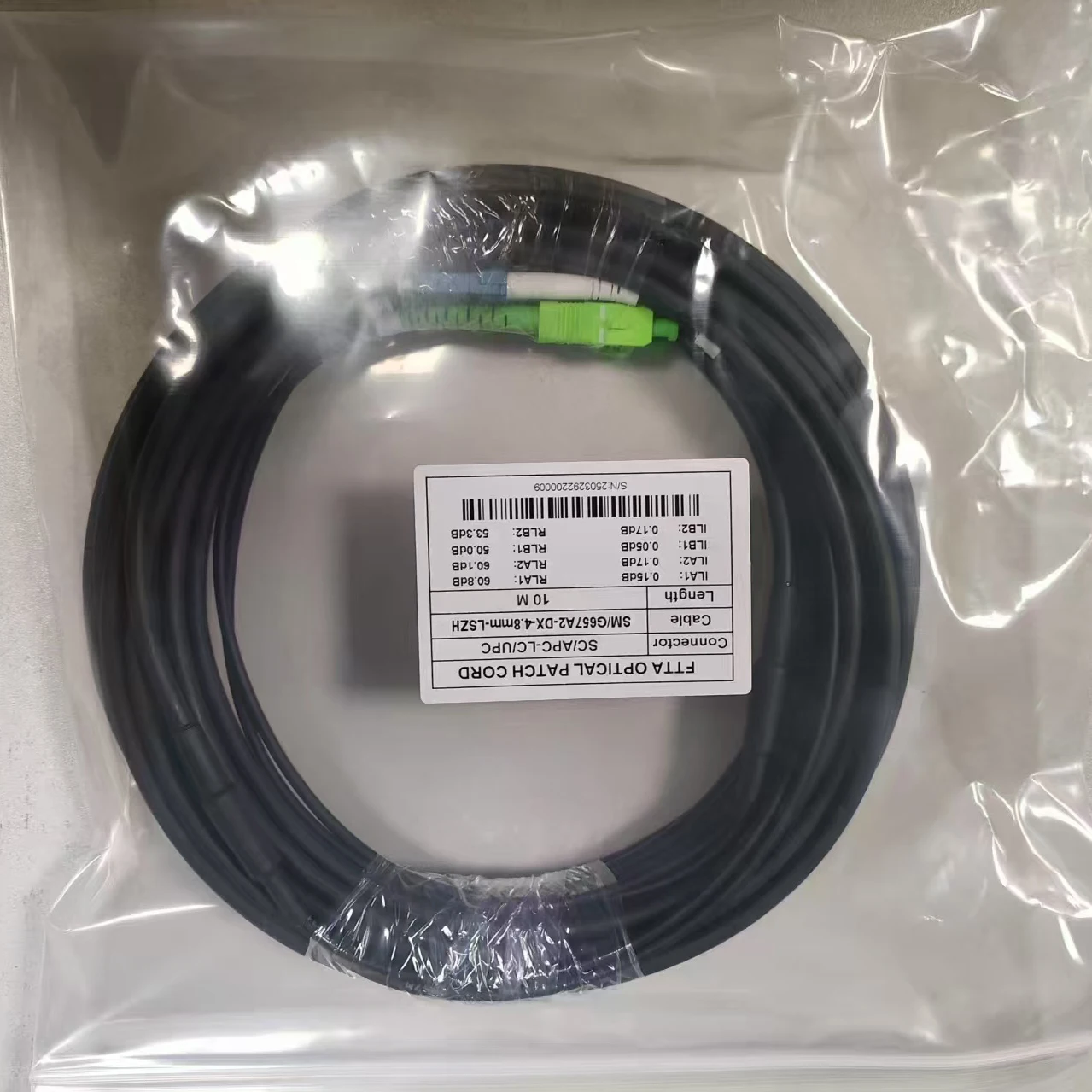 Optical Cable Assembly DLC/UPC/LC GYFJH Single Mode 9/125 G657A2 Outdoor Protected Branch Cable -30-+70C FTTH/FTTB/FTTX/FTTA-boxintelecom