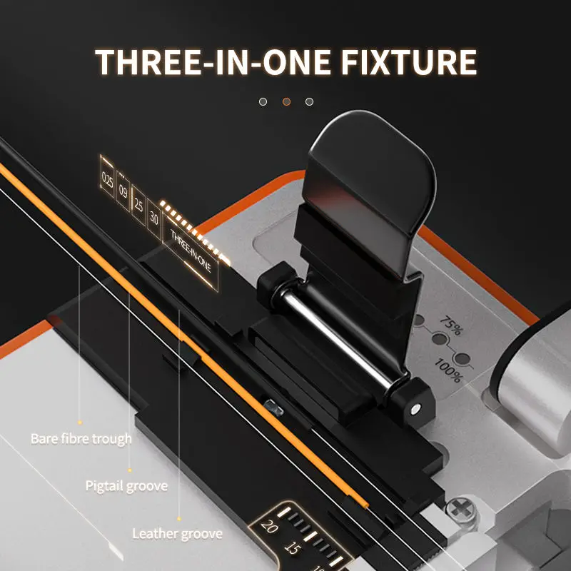 Q1S Automatic Electric Cable Cutting Tool Aluminum Alloy Fiber Optical Cleaver Cutter  Cab