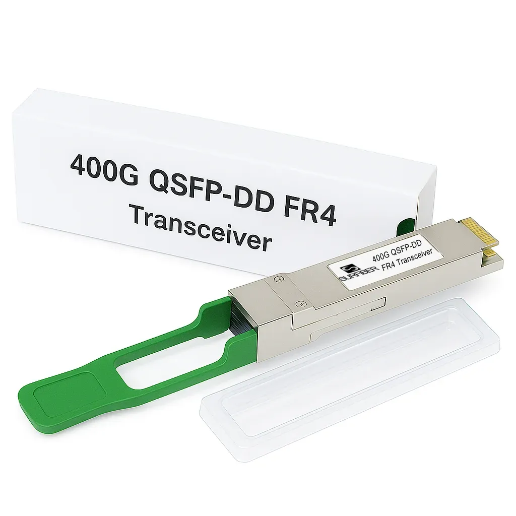 400G QSFP-DD FR4 Transceiver Module 425Gbps PAM4 2km MPO-12 for FTTH Data Center for for A