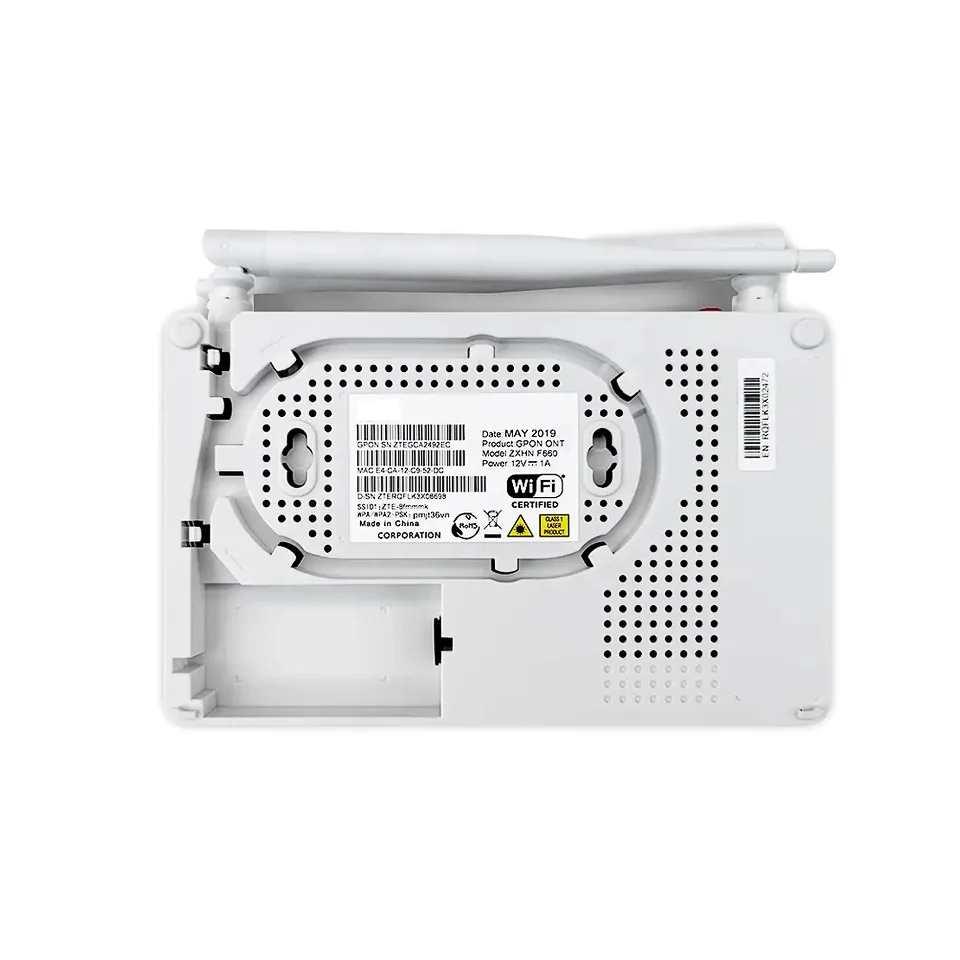F660 V8 IP ONU Fiber Optic Network Equipment White English WiFi Router Free Shipping