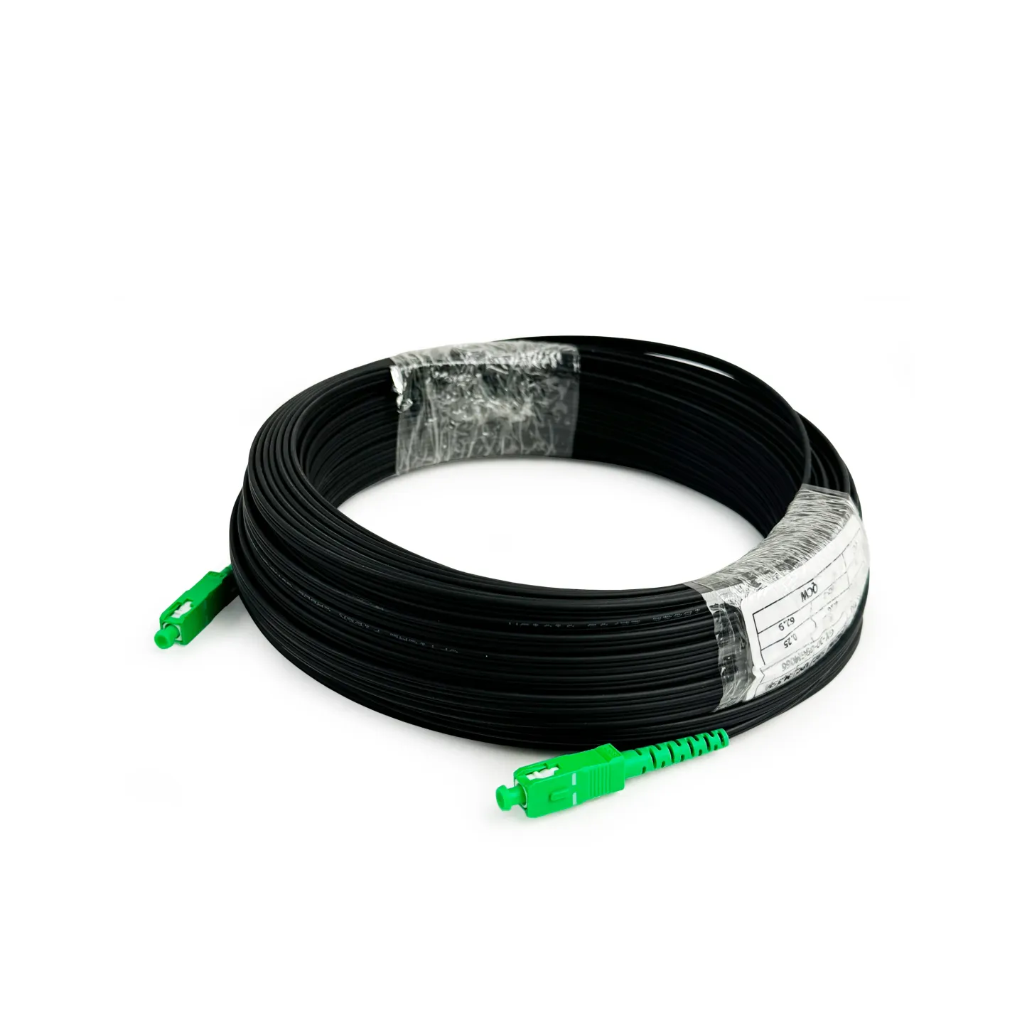 Qingdao APT Factor Price Manufacturing 3m~250m Drop Cable Fiber Optic  SC/APC SM G657A1 Outdoor Patch Cord-boxintelecom