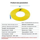 Single Mode 10G Fiber Optic Patch Cord 1m SC-FC 9/125 Pigtail Cable Single Core Connector 