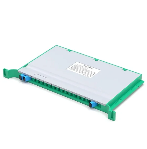 Rack-Mounted Fiber Optic PLC Splitter 1x8/1x16/1x32, Enhanced Thickened Steel Frame SC/UPC