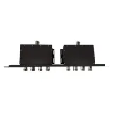 Low PIM 600-6000MHz Rf 4way Strip-line Power Combiner Splitter Array with 19" 1U Panel