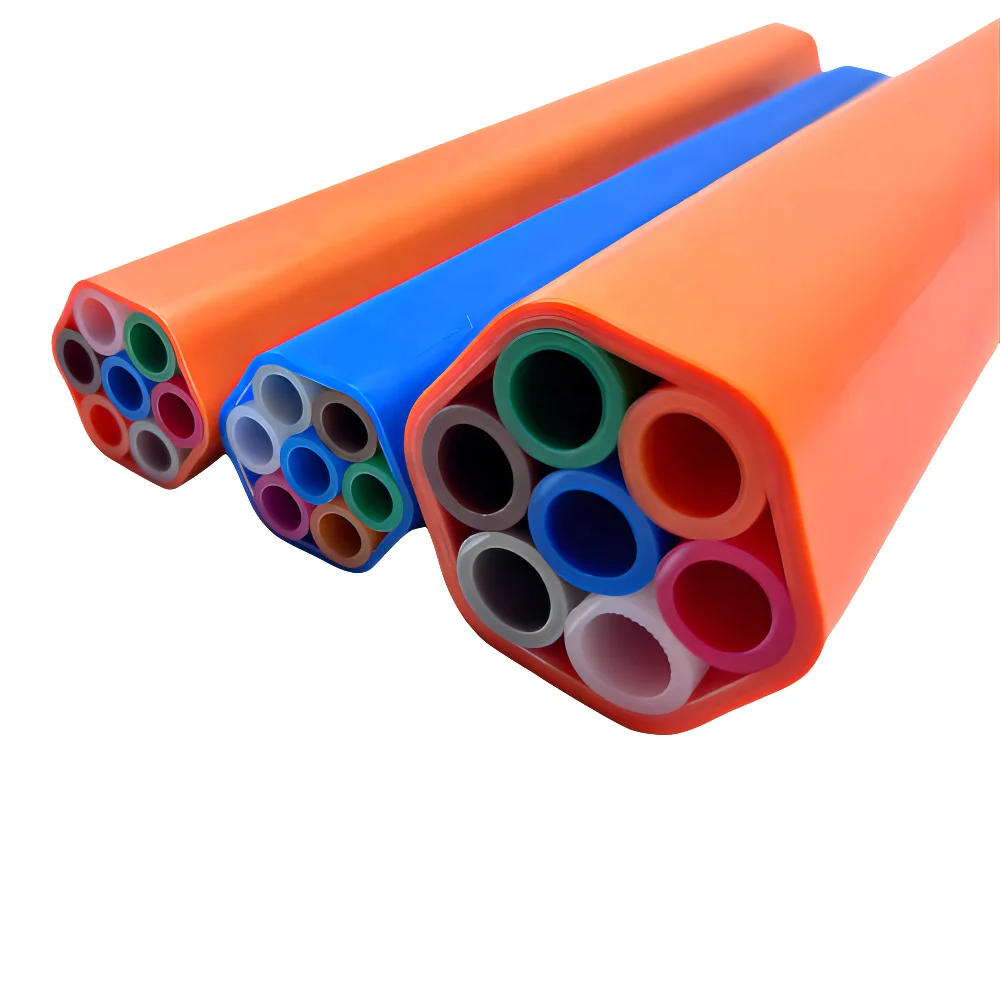 20/16mm HDPE Microduct Bundle 7-Way with PE Outer Layer for Underground Cable Installation