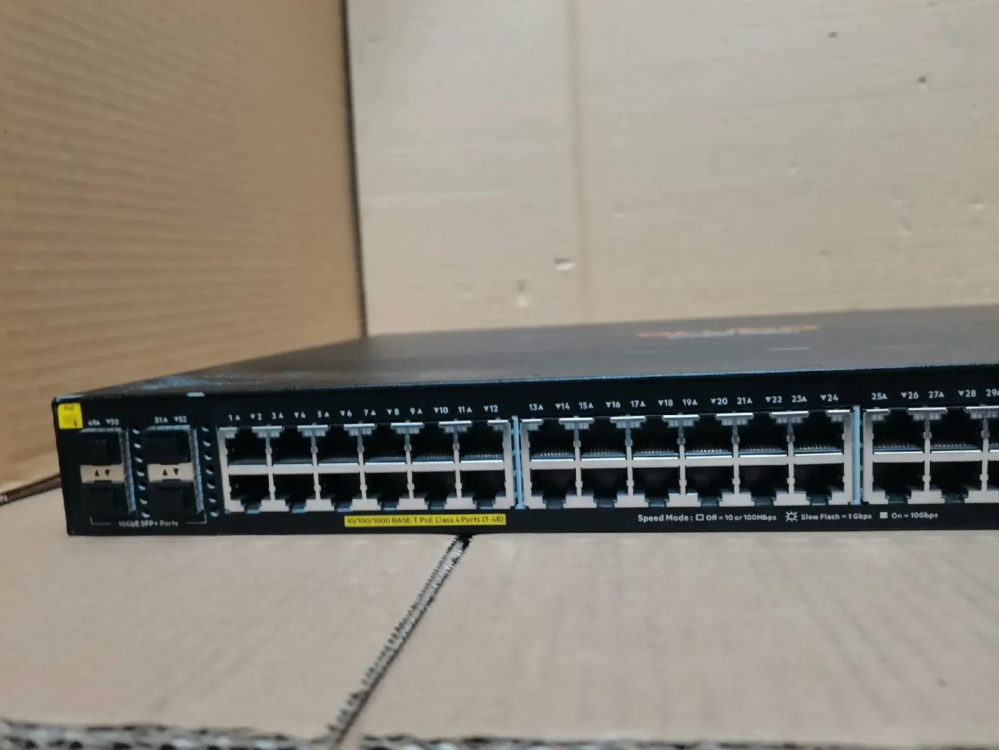 Aruba 6200F Series Switch HPE Aruba 6200F 48G Class4 PoE 4SFP+ 740W Switch JL728A-boxintelecom