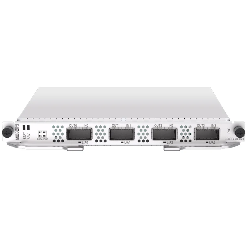 CR8DE2NB00M0 CR8DE4NB00M1 CR8DE8YF0025 03034YNN 03034EDT 03035MFD 25GE/100GBase/50GBase-QSFP28 Interface Card for NE8000 router 0