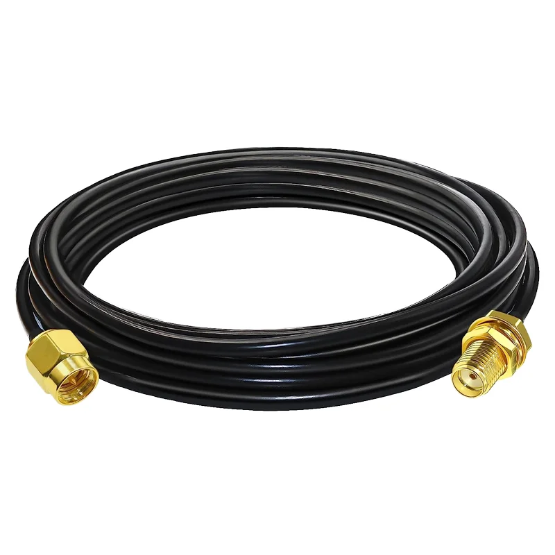 Hot Sale Jumpers  Feeder Cable LMR240 0.6M Jumper Cable with QMA Male Right Angel Connecto