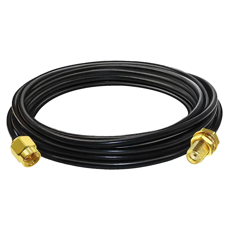 Hot Sale Jumpers  Feeder Cable LMR240 0.6M Jumper Cable with QMA Male Right Angel Connecto