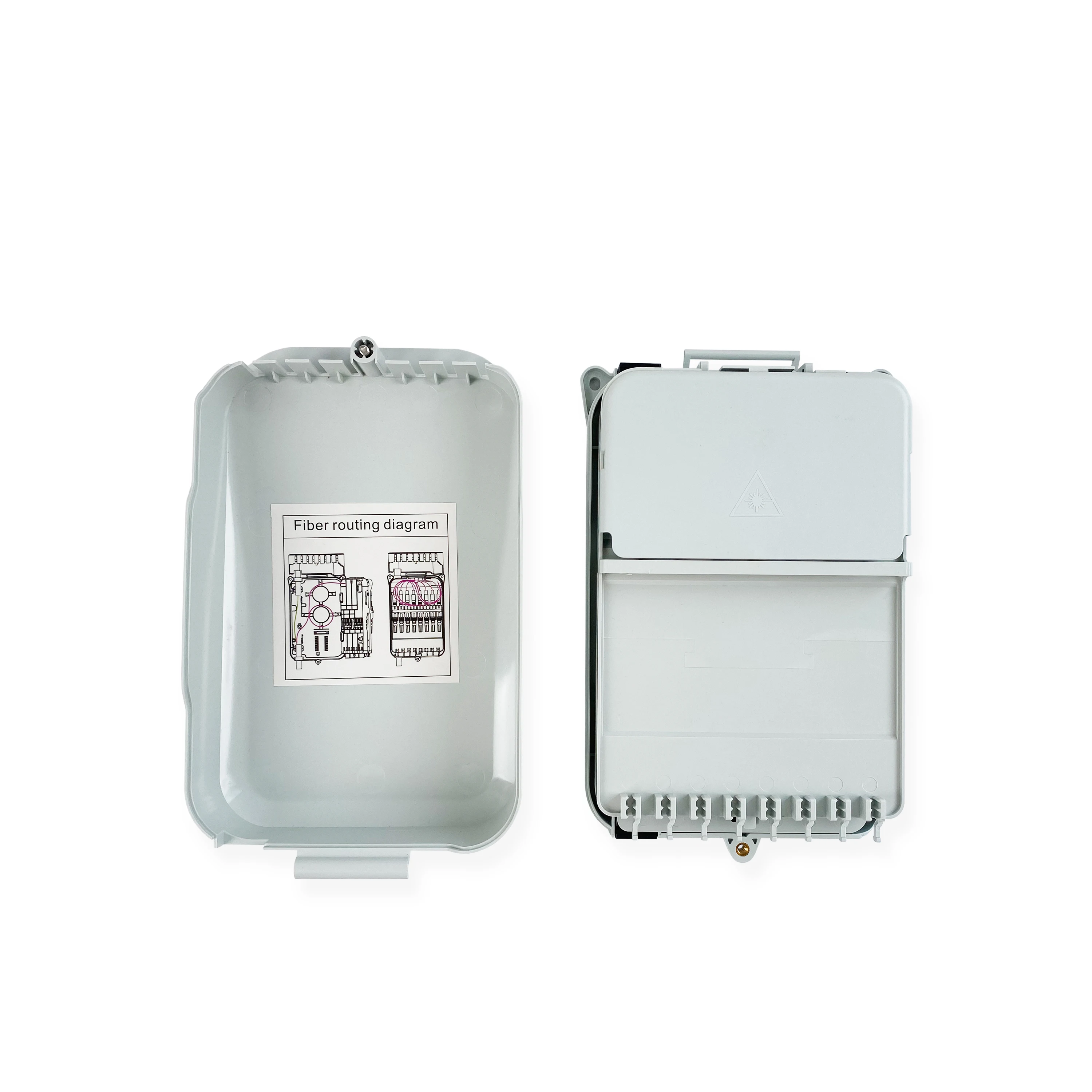 FAT-8T Outdoor IP65 48Core Fiber Optic Splice Box Ftb Fiber Distribution Box with 1*4 PLC
