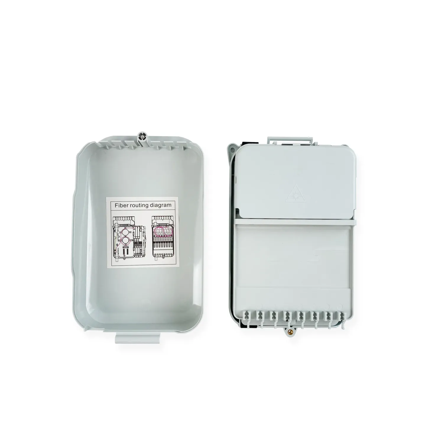FAT-8T Outdoor IP65 48Core Fiber Optic Splice Box Ftb Fiber Distribution Box with 1*4 PLC