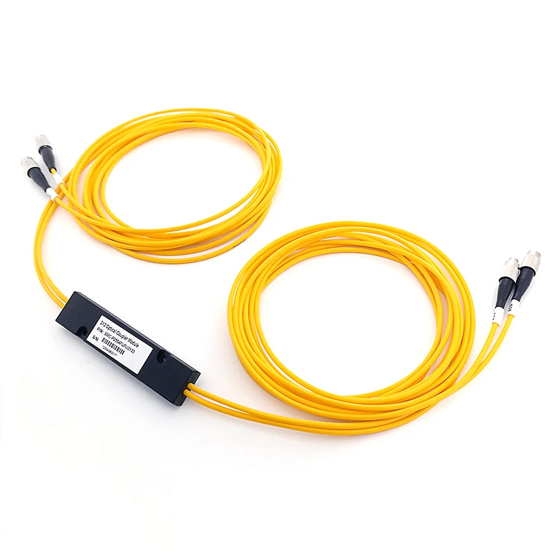 460-1550nm Single-Mode/Multimode Fiber Coupler with 2/3 Ports FC/APC/UPC Connectors for FTTx Applications-boxintelecom