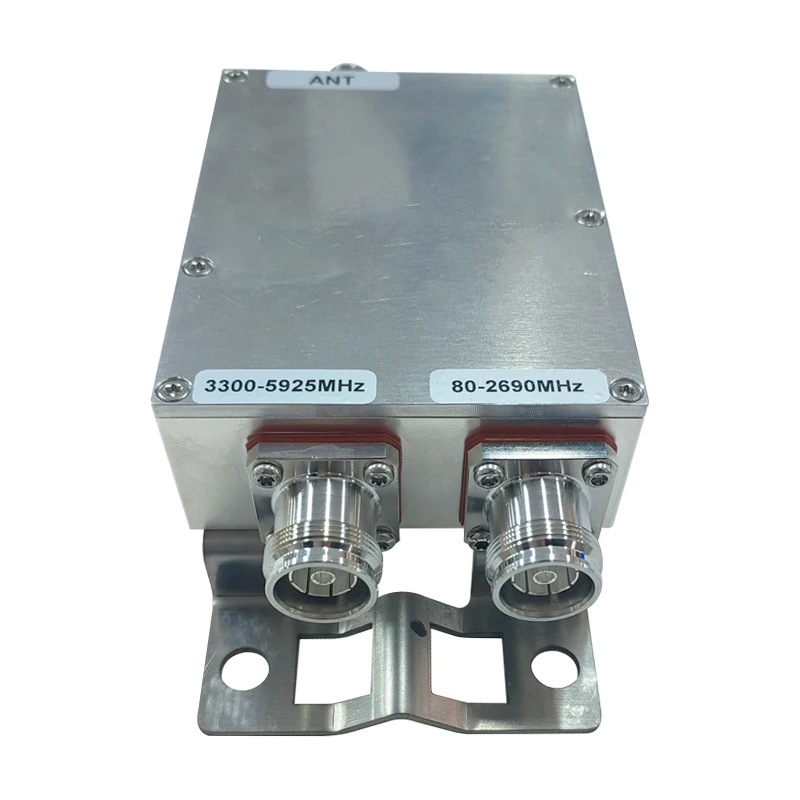 Newly Customized RF Combiner  80-2690MHz 3300-5925MHz Outdoor Dual Band Combiner RF Diplex