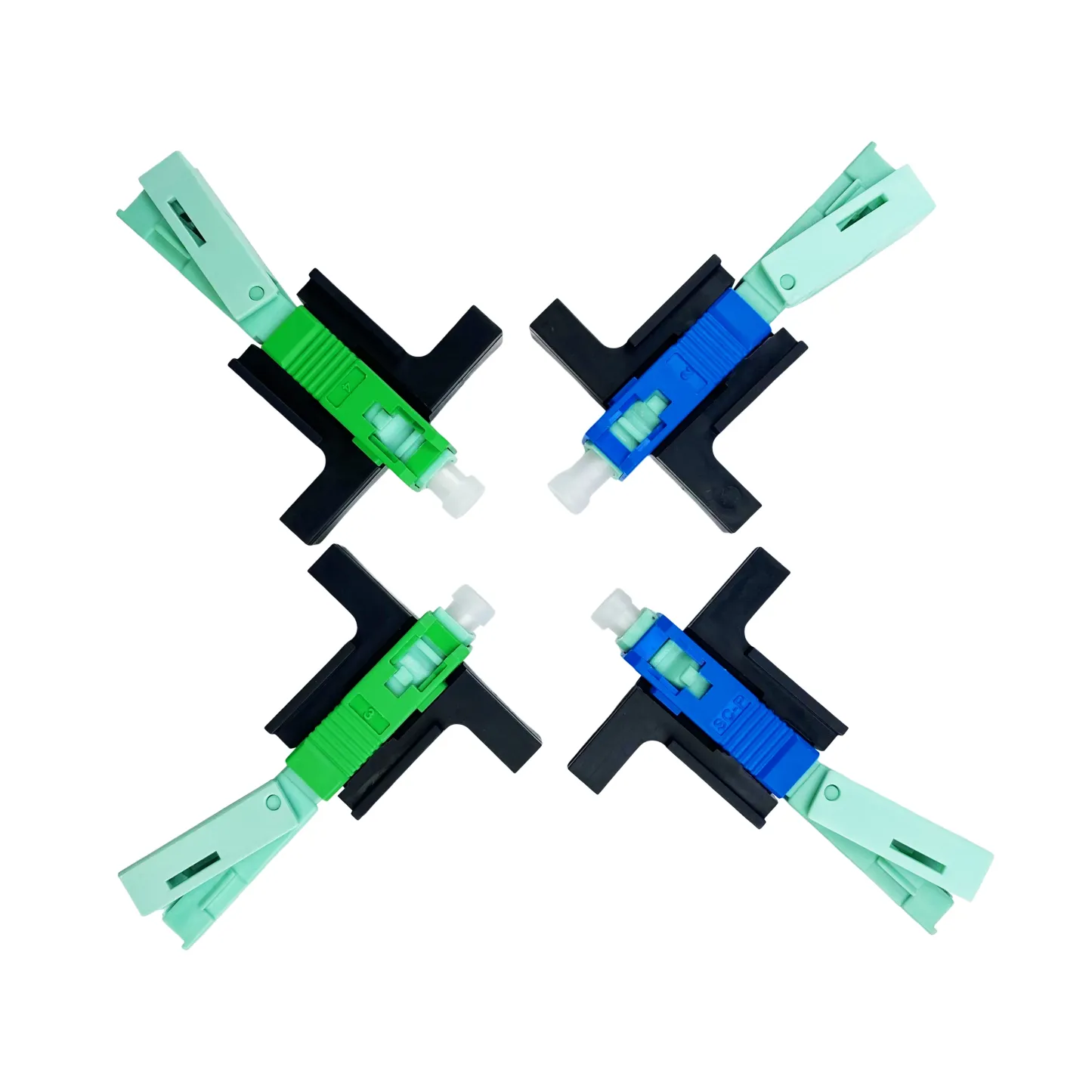 FTTH Embedded Quick Field Assembly Fiber Optic SC/UPC Fast Connector