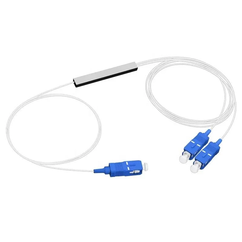 Factory Price 1x2 1x4 1x8 1x12 1x16 1x32  Fiber Optic 2 Way Plc Splitter Mini sc Apc  Plc Splitter-boxintelecom