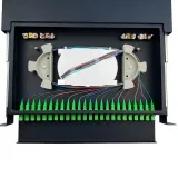 Factory Price 1u 2u 12  24  48 t 96 144 Port  19 Inch Rack Mount Frame Solid Type  Fiber O