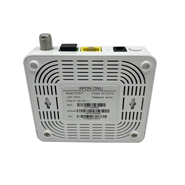 Brand English Firmware 1ge Gpon Ont Onu Zc-501t Same As Hg8012h