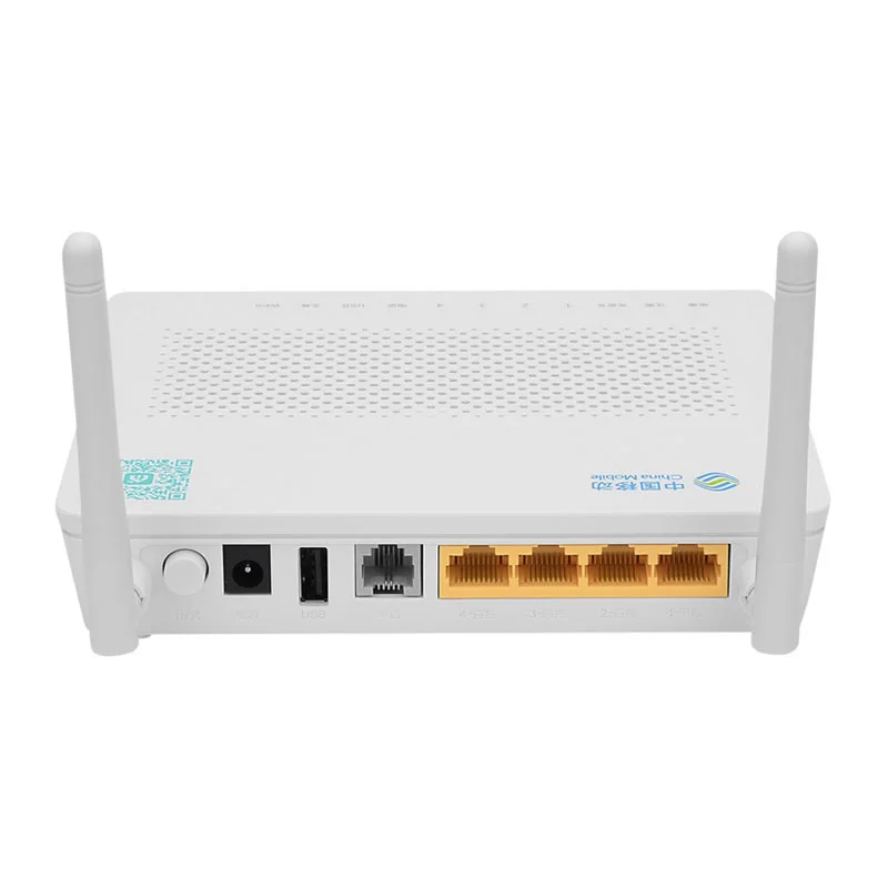 Fiber Modem USED GPON ONU HS8545M 1GE+3FE LAN +2.4G WIFI 2dbi WIFI ONU GEPON ONU XPON ONT for FTTH-boxintelecom