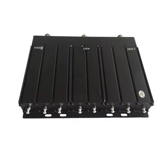 Low PIM -155dBc 100W 746-757/776-787MHz UHF VHF Duplexer RF Combiner With 4.3-10 Female Connector