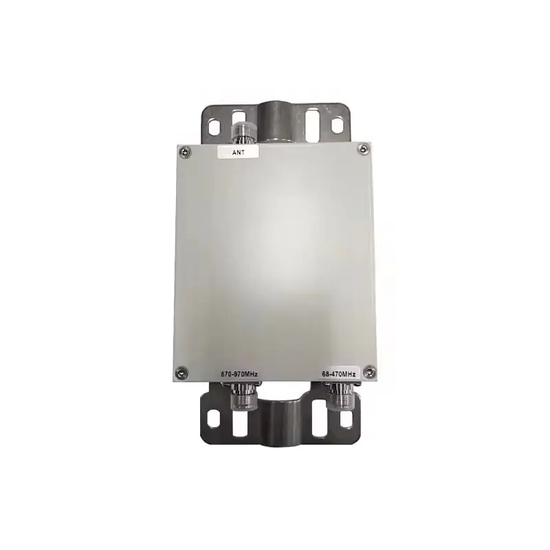 Low PIM RF Cavity Diplexer Dual Band Combiner 80-520&694-2700MHz NF -155dBc