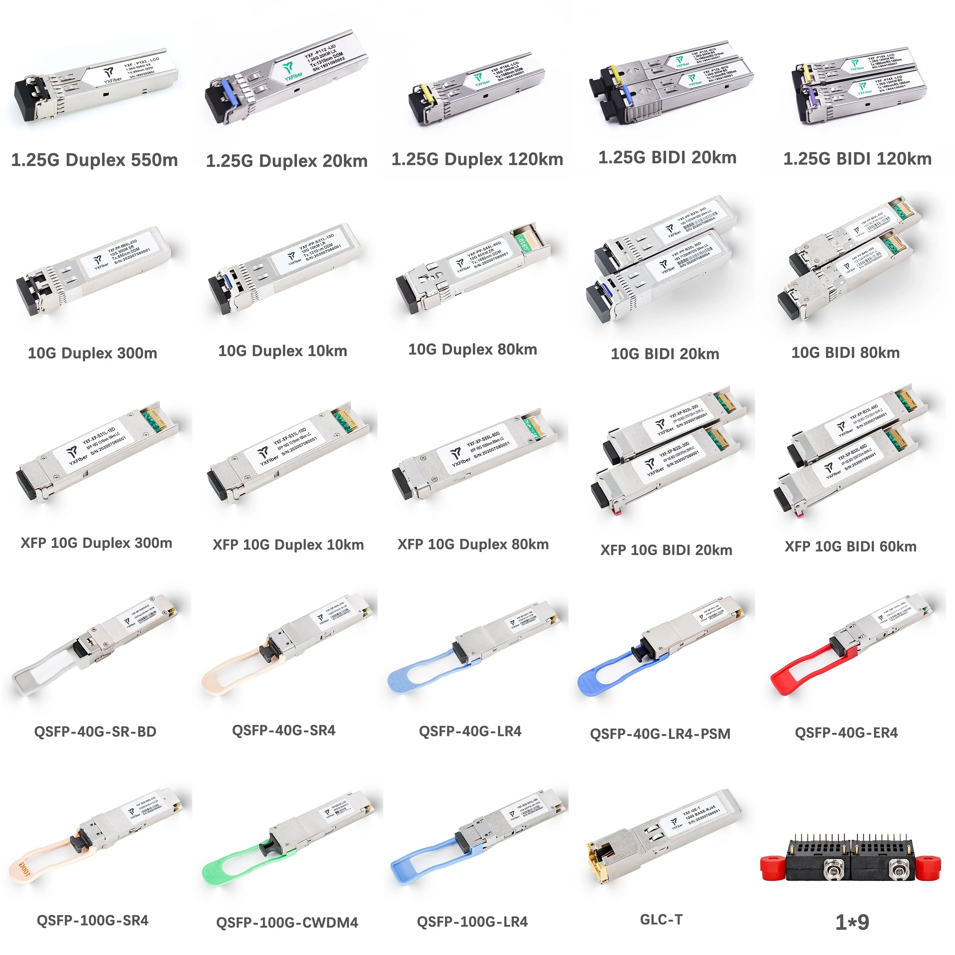 Factory High Quality SFP  XFP QSFP+ QSFP28 100g sfp xfp 120km Optical Transceiver manufacturing SFP Module Price-boxintelecom