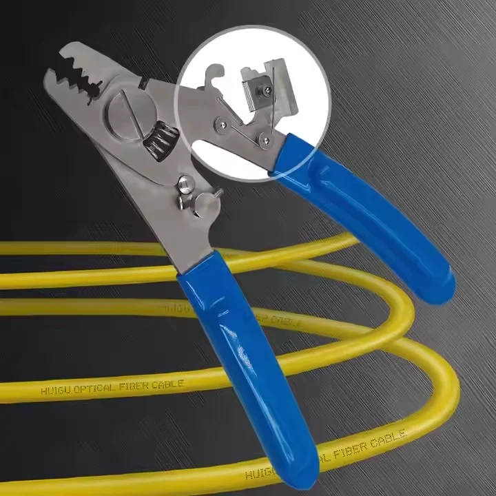6-in-1 Multifunction Fiber Optic Stripper/Pliers/Wire Strippers FTTH Tools with 304 Stainl