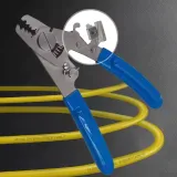 6-in-1 Multifunction Fiber Optic Stripper/Pliers/Wire Strippers FTTH Tools with 304 Stainl