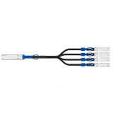 200G QSFP56 to 4x 50G SFP56 Breakout DAC Cable Passive Direct Attach Copper Model SUR-XF-D
