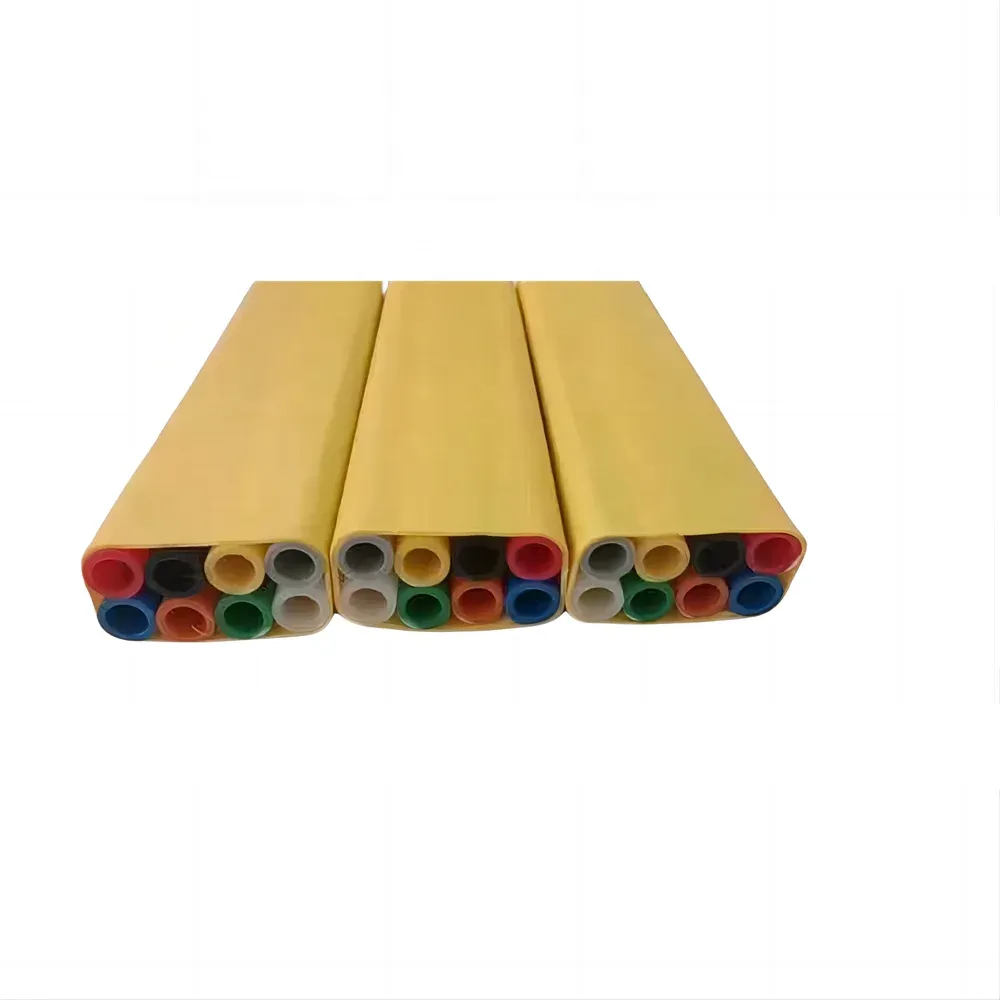 Rectangular 8 Way HDPE Microduct Bundle BFTB8-14/10 for Fiber Optic Cable Blowing Surfiber