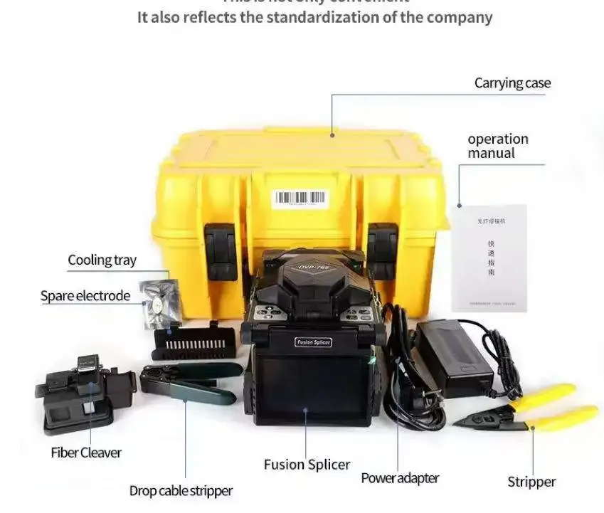 DVP-765 Fiber Optic Fusion Splicer Splicer Dvp765 Optical Fiber Fusion Splicer Welding Mac