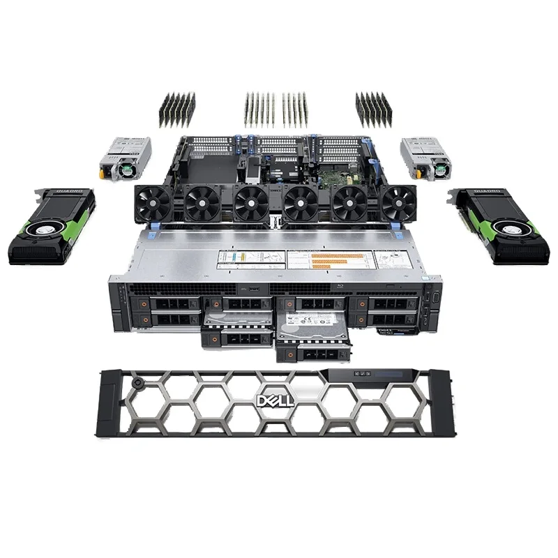 Top Quality DeII Precision R7920 Rack Wortation R7920 Pc Server 5218r 128g 960gssd 8tsata Rtx4090-24g-boxintelecom