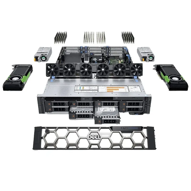Top Quality DeII Precision R7920 Rack Wortation R7920 Pc Server 5218r 128g 960gssd 8tsata Rtx4090-24g-boxintelecom