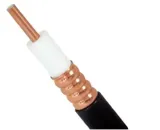 1/2 RF Flexible Coaxial Cable Black PE for Communication Cables