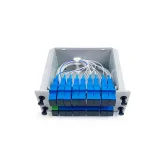 Excellent Uniformity 1*17 1: 17 1 to 17 Cassette Type Fiber Optic PLC Splitter   Plug-in S