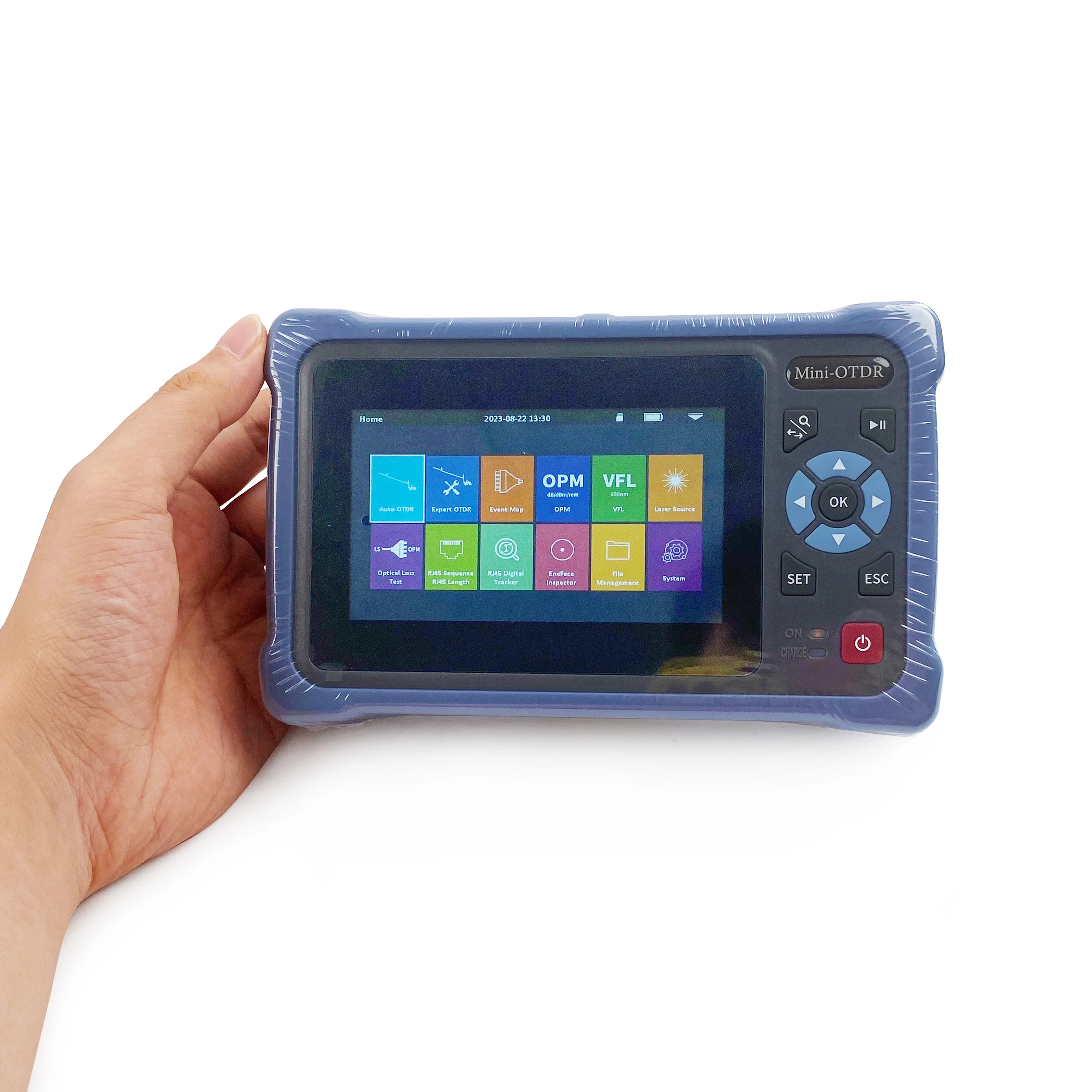 NOVKER NK4000 OTDR with VFL OLS OPM Event Map Fiber Optical Tester Multi-function12 Functi