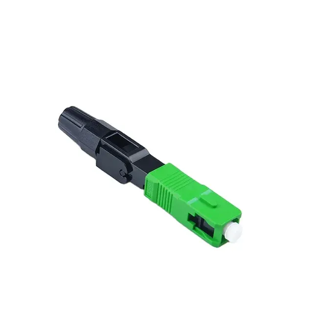 0.9mm/2.0mm/3.0mm FTTH SC/APC Green SC Optical Fast Connector-boxintelecom