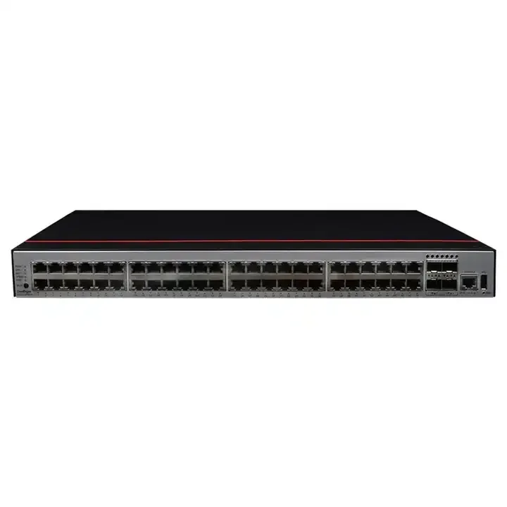 S5735S-L48P4S-A1 98011346 S5700 S5735S-L1 Series 48*10/100/1000BASE-T 4*GE SFP Ports, PoE+, AC Power Switch for h w 0