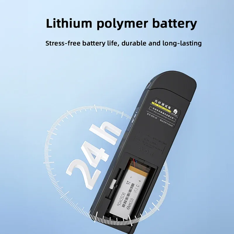 GUANGYAN B3A VFL with LED Visual Fault Locator Optical Fiber Cable Tester Pen VFL Recharge