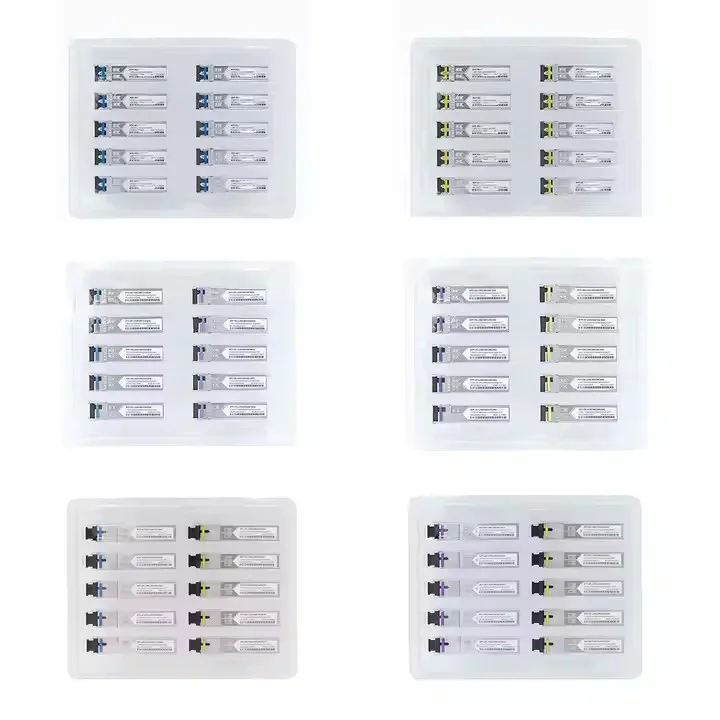 1.25G DWDM SFP Transceiver LC Duplex 100GHz ITU Grid C Band Optical Module with DDM for Gi