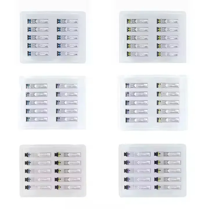 1.25G DWDM SFP Transceiver LC Duplex 100GHz ITU Grid C Band Optical Module with DDM for Gi
