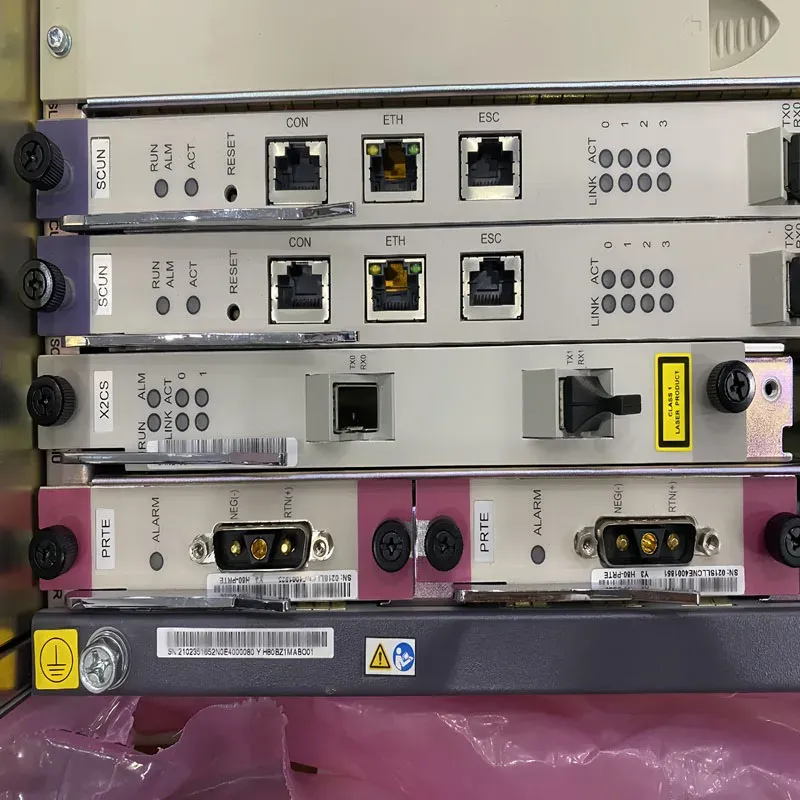 SmartAX MA5683T 19 Inch OLT Dual DC Power 8/16 Ports C++ SFP Dual MCUD1 GPON FTTH EPON C+ C MA5683T-boxintelecom