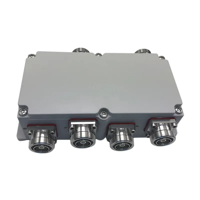 RF 5G 698-3800MHz 4 In 4 Out Hybric Combiner Hybrid Coupler with Low PIM -160dBc DIN-Femal