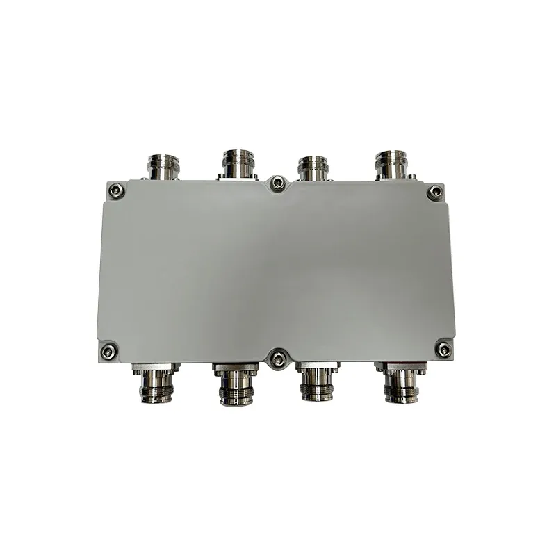 Hybrid Combiner 4:4 Hot Sale 5G 4 in 4 Out 698-3800MHz 4*4 Hybrid Combiner with N or 4.3/1