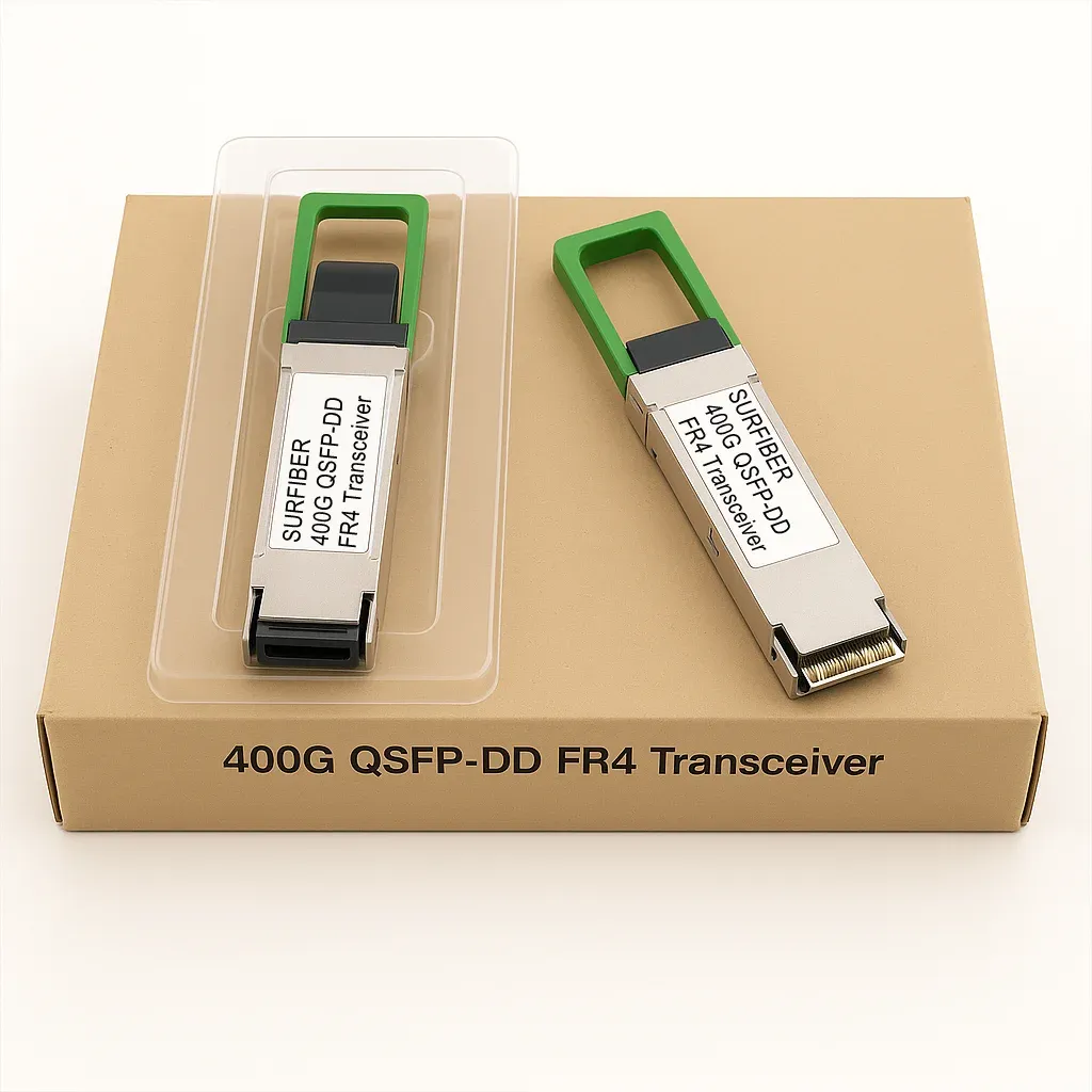 400G QSFP-DD FR4 Transceiver Module 425Gbps PAM4 2km MPO-12 for FTTH Data Center for for A