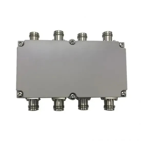 Hot Sale 5G 4 in 4 Out 698-4000MHz 4x4 Hybrid Combiner with 4.3/10 Female for DAS Factory