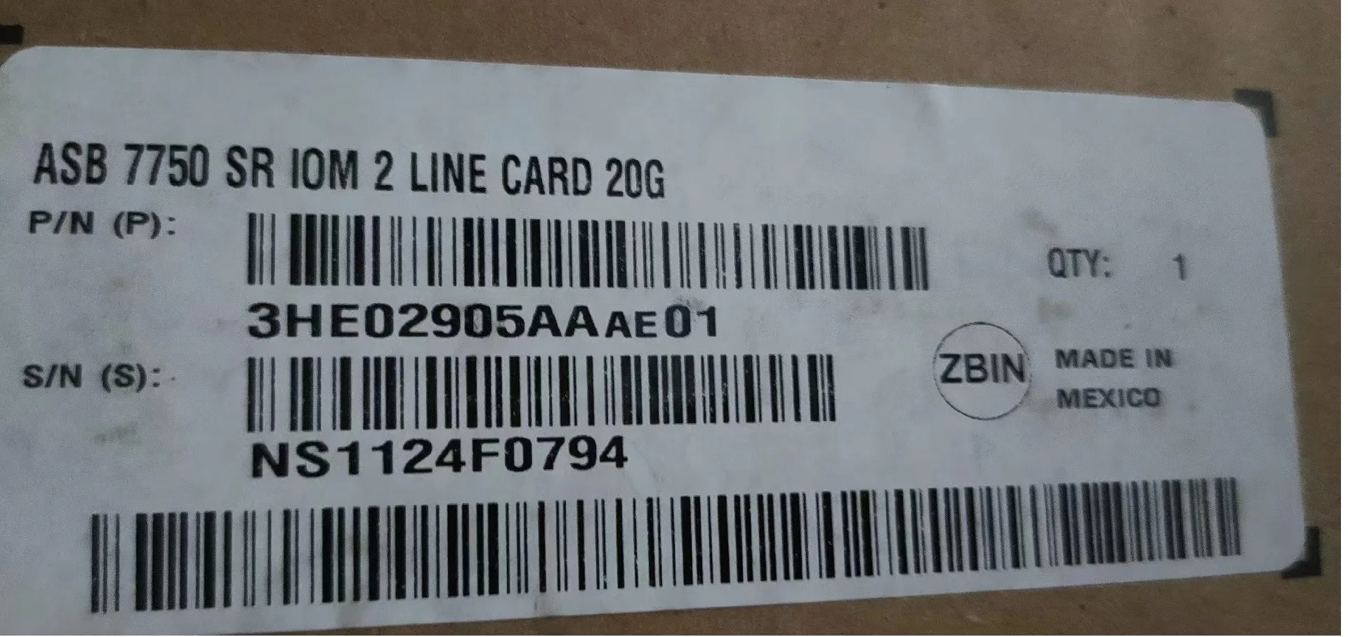 brand new or used 3HE02905AA for 7750 SR-boxintelecom