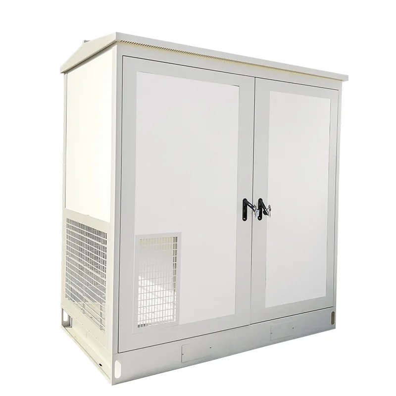 Dual Cabin Outdoor IP55 ABS Galvanized Steel Powder Coated 5G Base Station Electronics Instrument Enclosures Custom Logo RH-boxintelecom