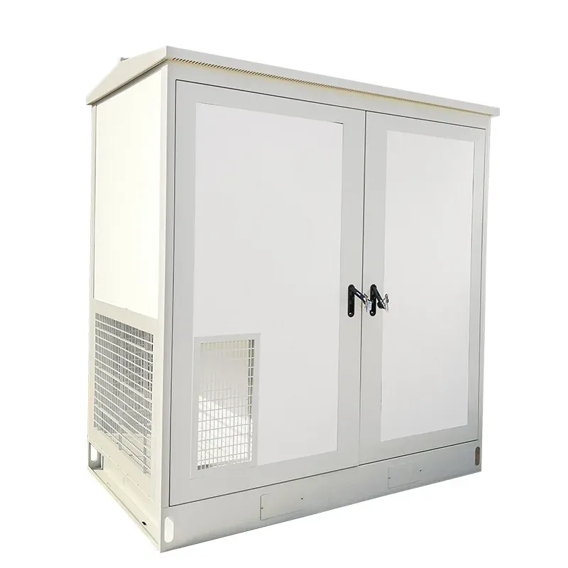 Dual Cabin Outdoor IP55 ABS Galvanized Steel Powder Coated 5G Base Station Electronics Instrument Enclosures Custom Logo RH-boxintelecom