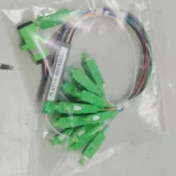 PON or CATV 1m Mini Format Fiber Optic Mini Stainless Steel Tube PLC Splitter 1x16with SC/