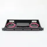 1U 24-Port SC Fiber Optic Patch Panel - Telecom-Grade Rack-Mount Optical Distribution Box 